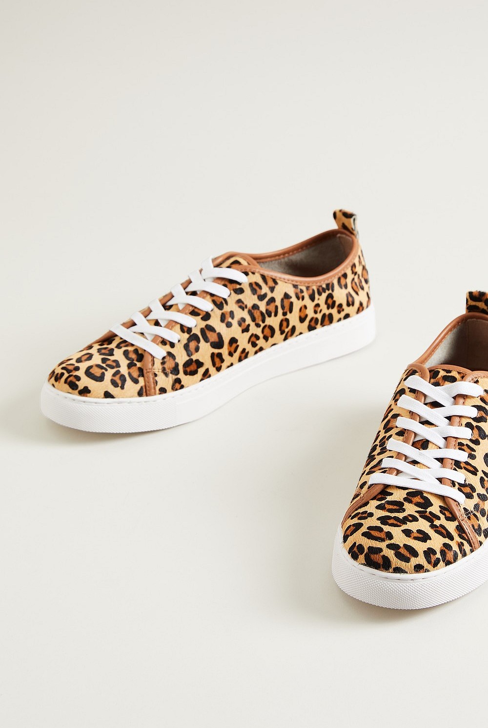 Gayle Leopard Print Leather Sneaker