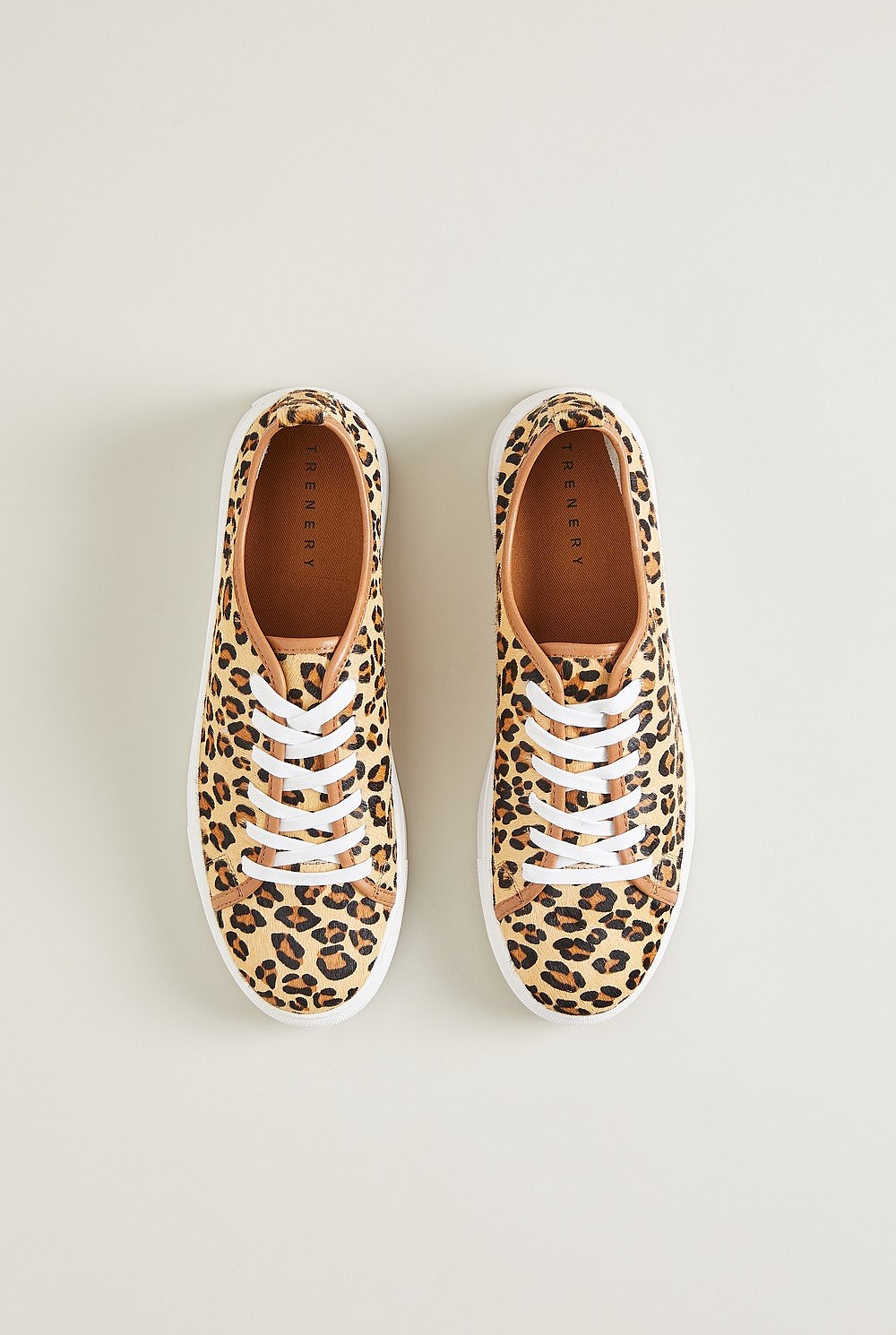 Gayle Leopard Print Leather Sneaker