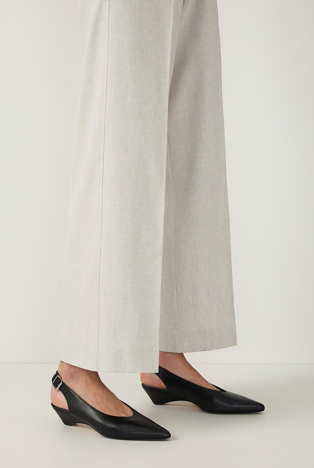 Bessie Leather Slingback