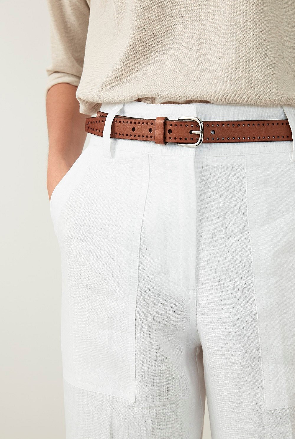 Peyton Leather Belt