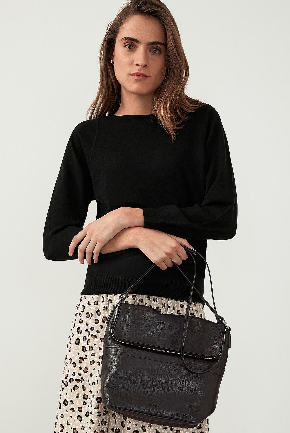 Ginny Leather Crossbody