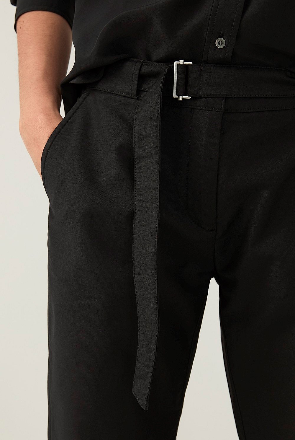 Cotton Belted Pant