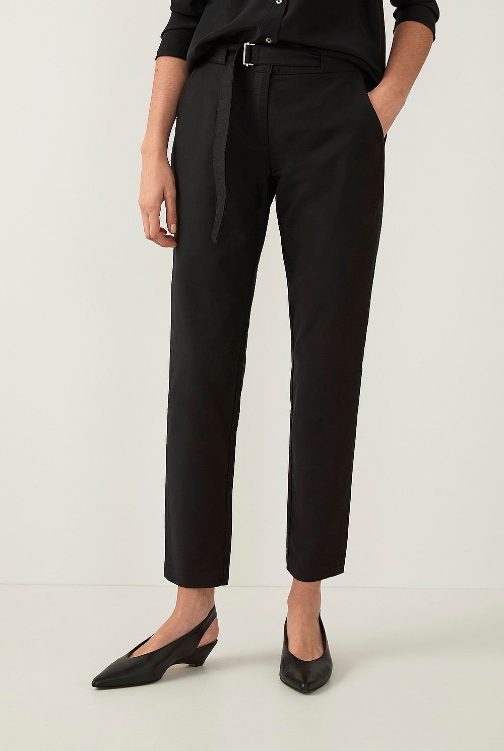 Cotton Belted Pant