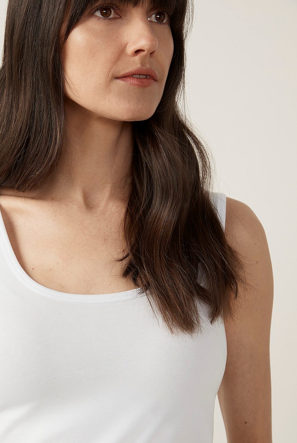 Organic Cotton Elastane Tank