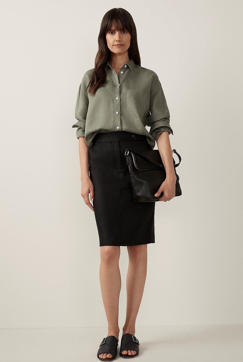 Linen Boyfriend Shirt