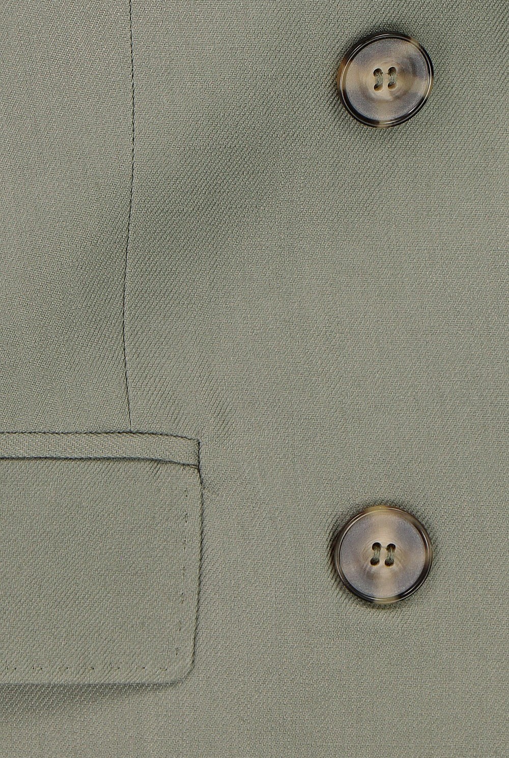 Linen Longline Double Breasted Blazer