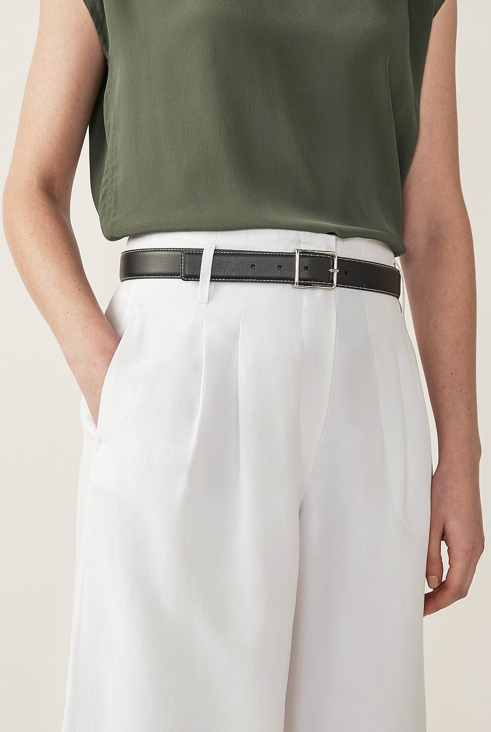 Whitney Leather Belt