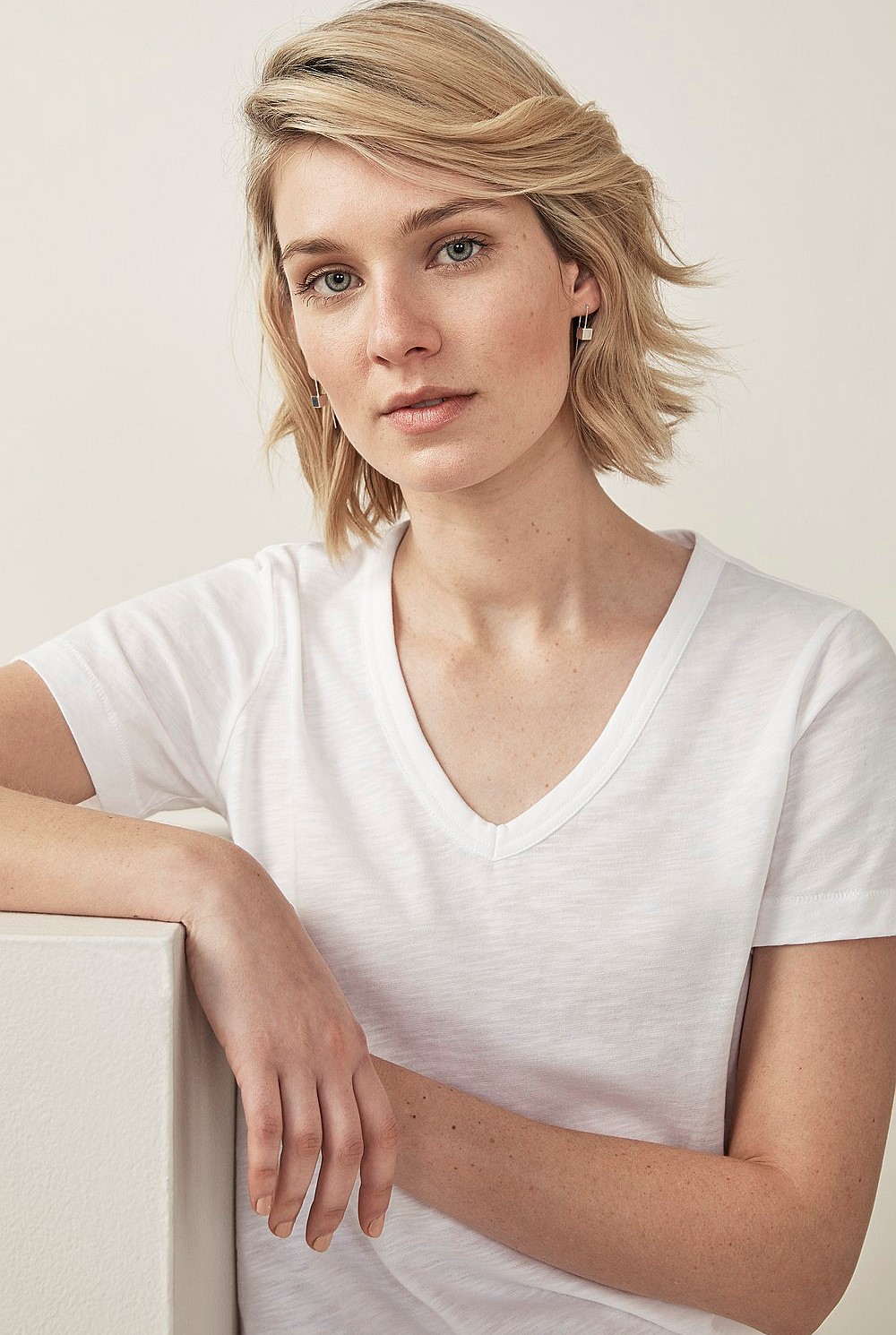 Organic Cotton V-Neck T-Shirt
