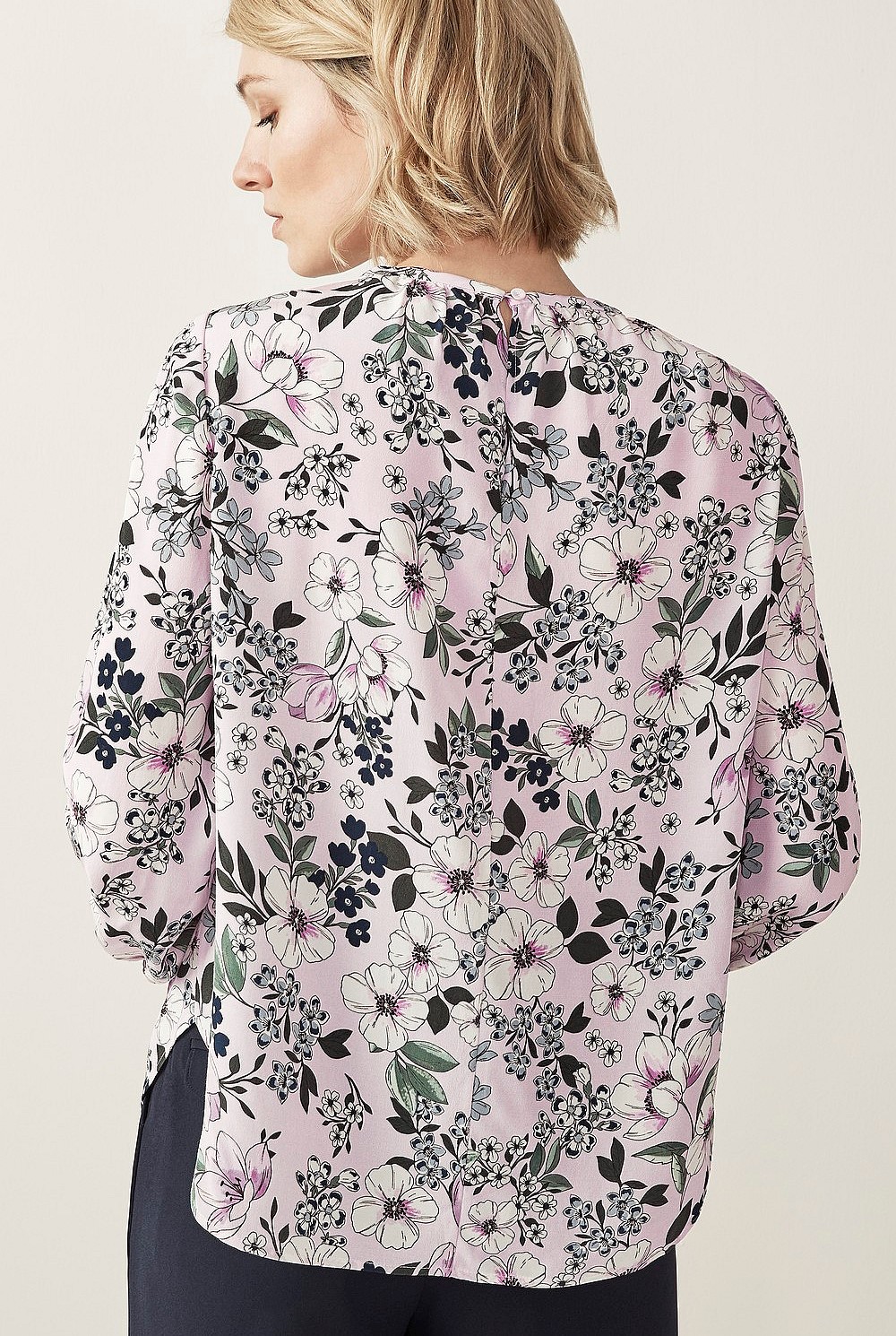 Spring Floral Blouse