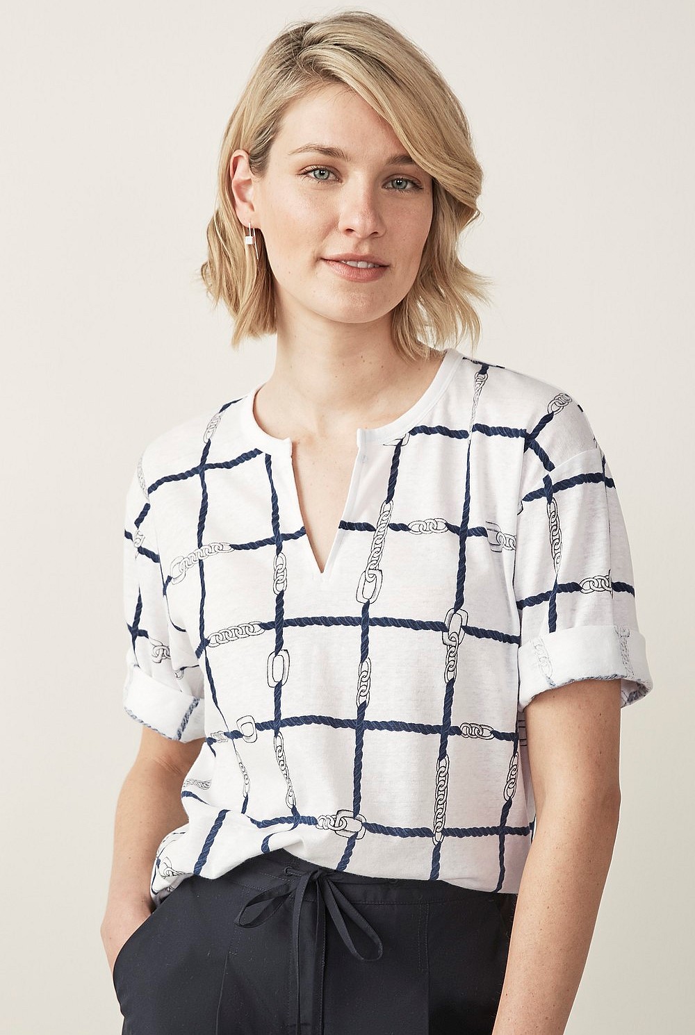 Chain Print T-Shirt