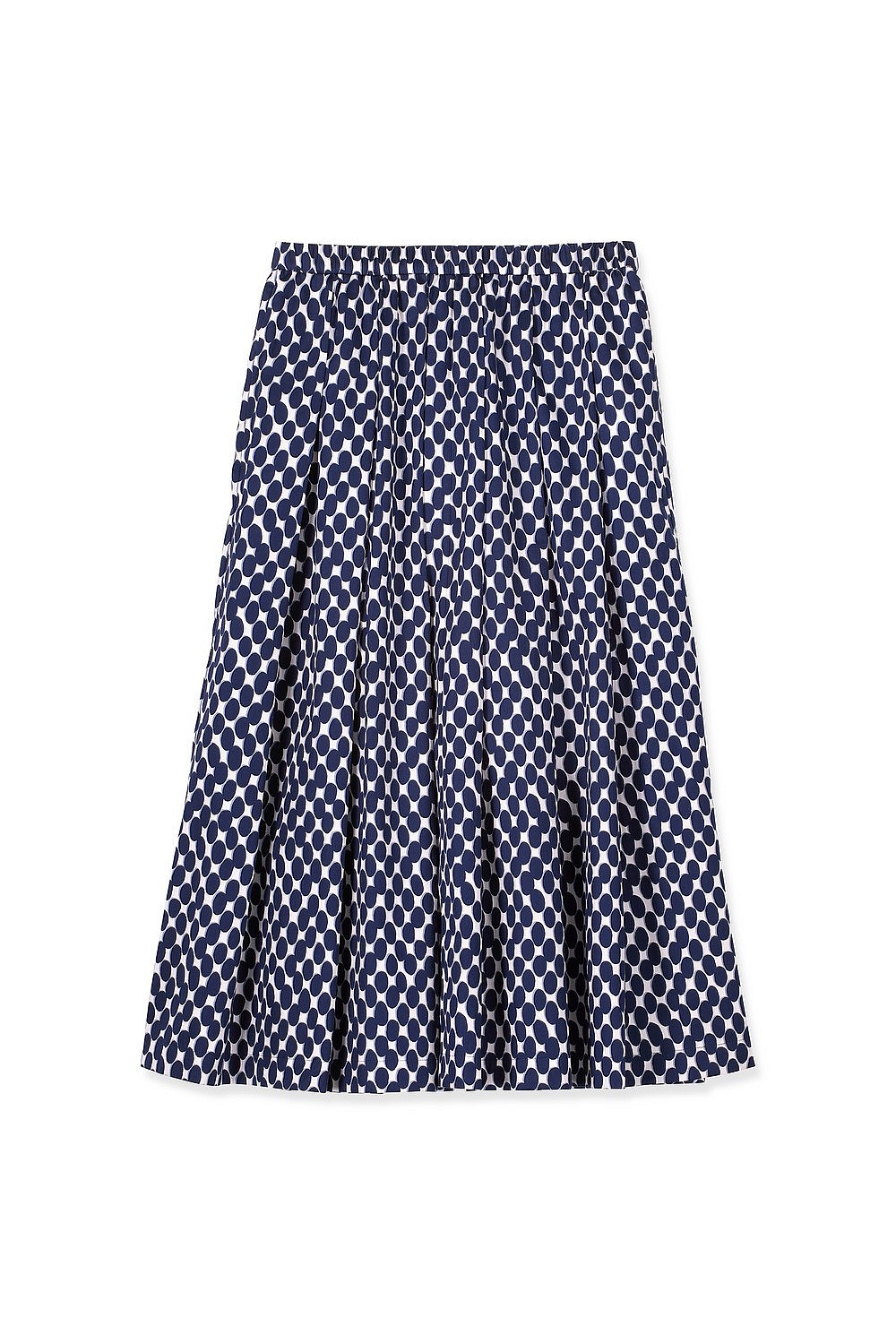 Overlay Spot Pleat Skirt
