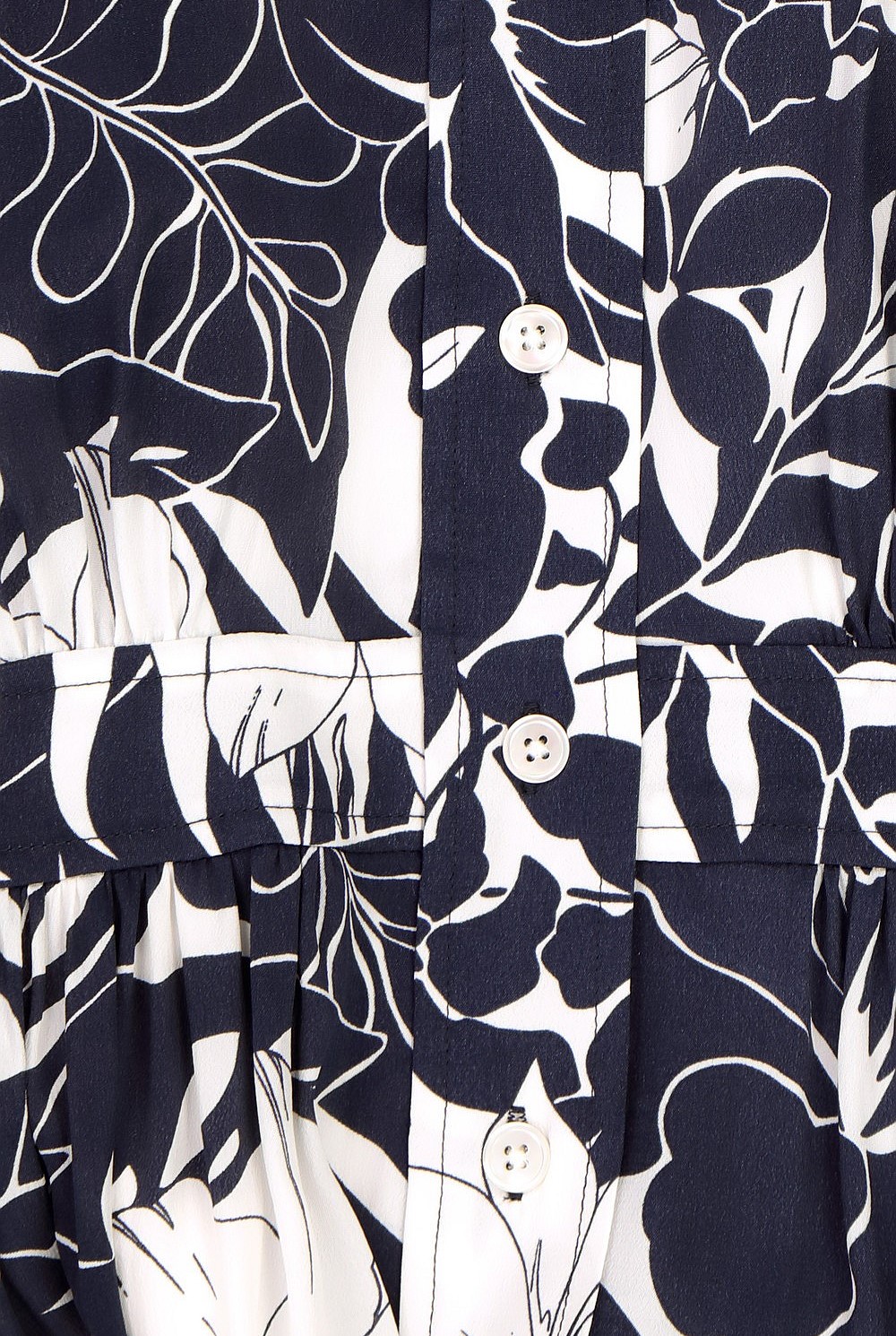 Silk Blend Tropical Dress