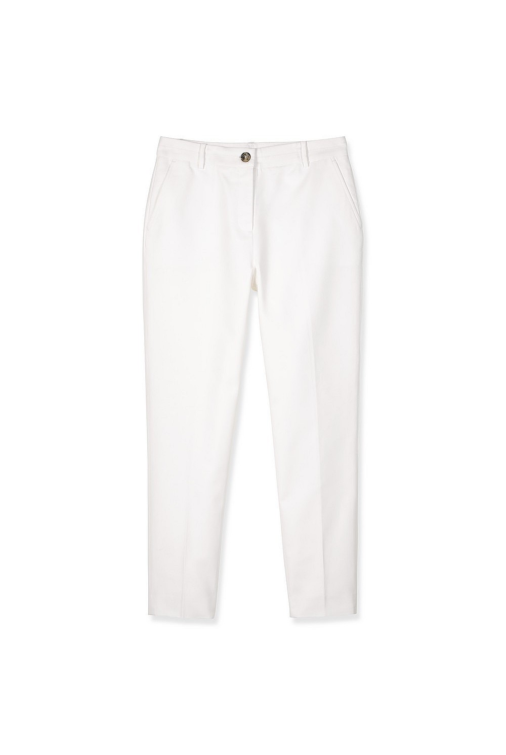 Cotton Stretch Crop Trouser