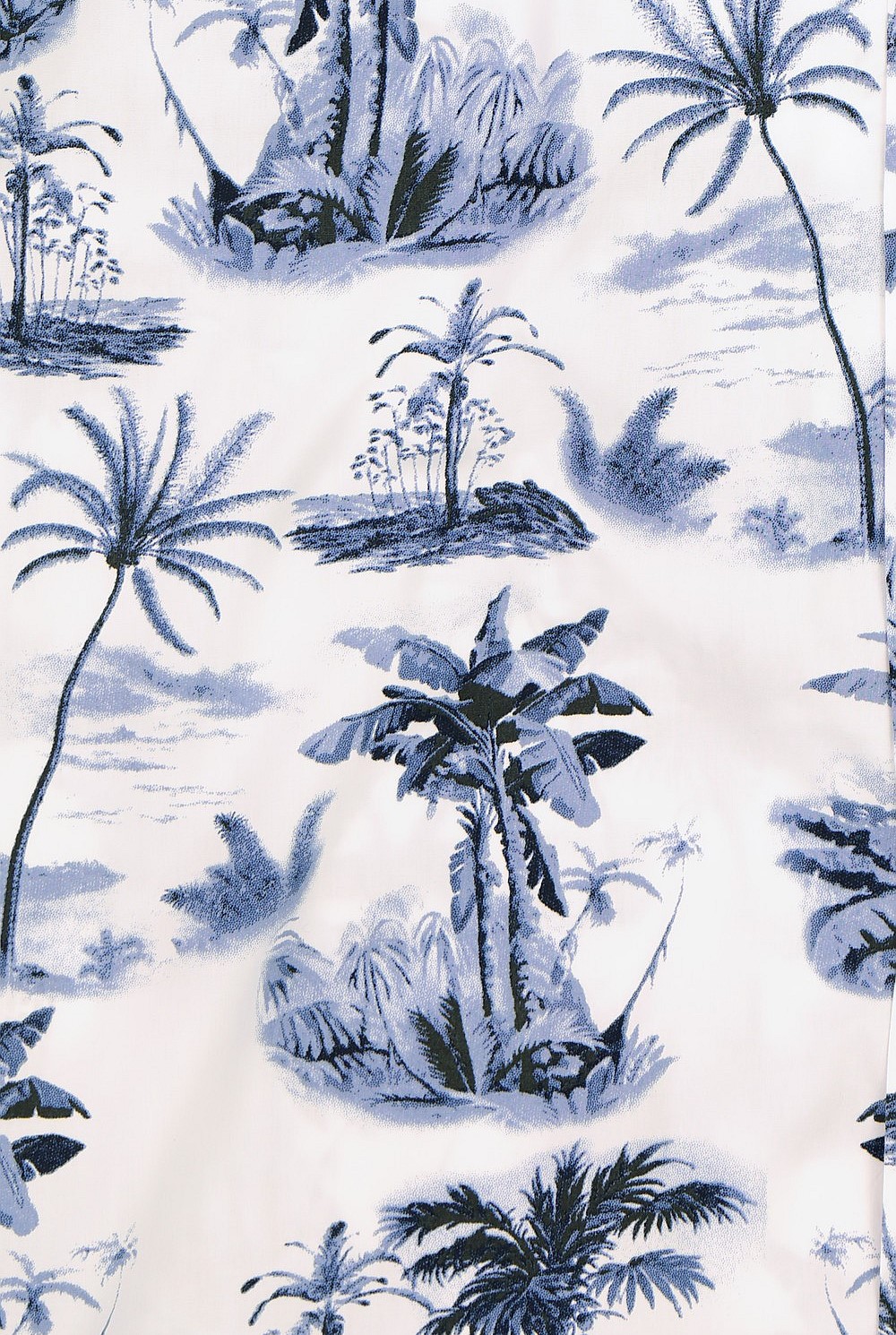 Island Print Short Sleeve Shirt