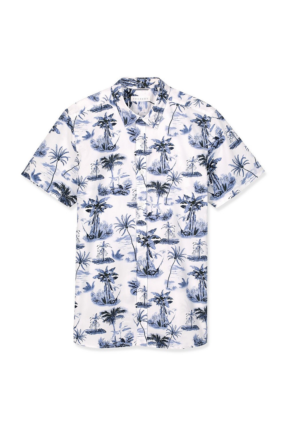 Island Print Short Sleeve Shirt