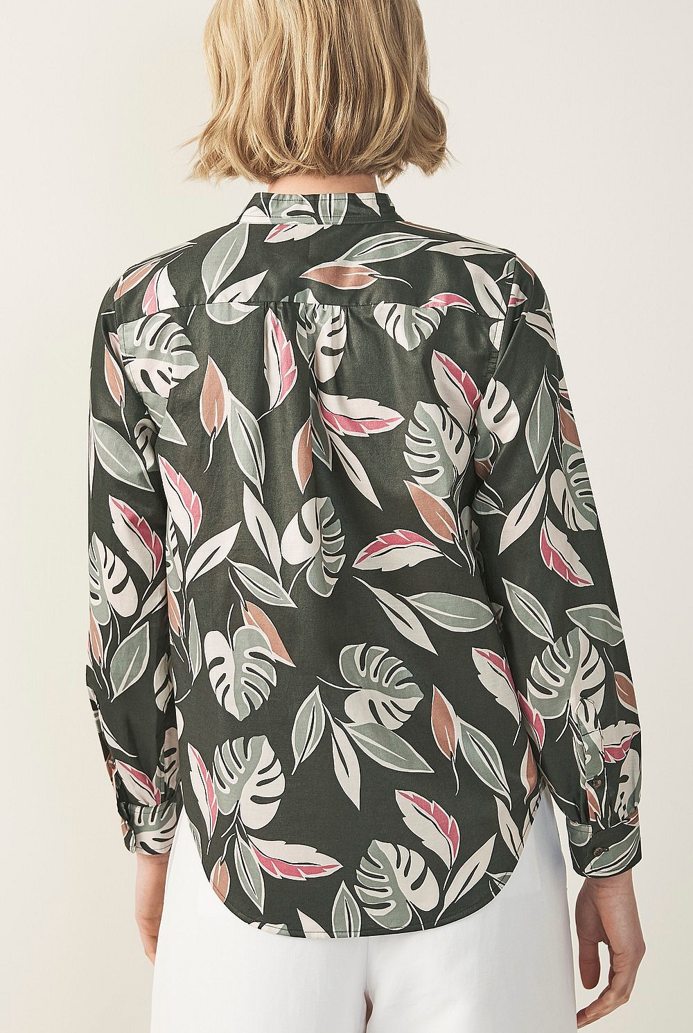 Tropical Print Blouse