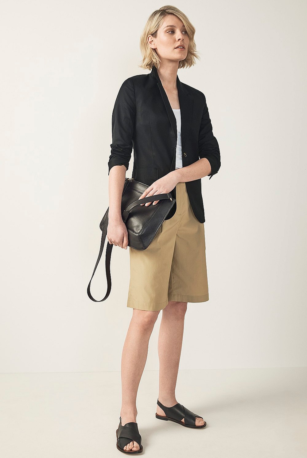 Notch Collar Blazer