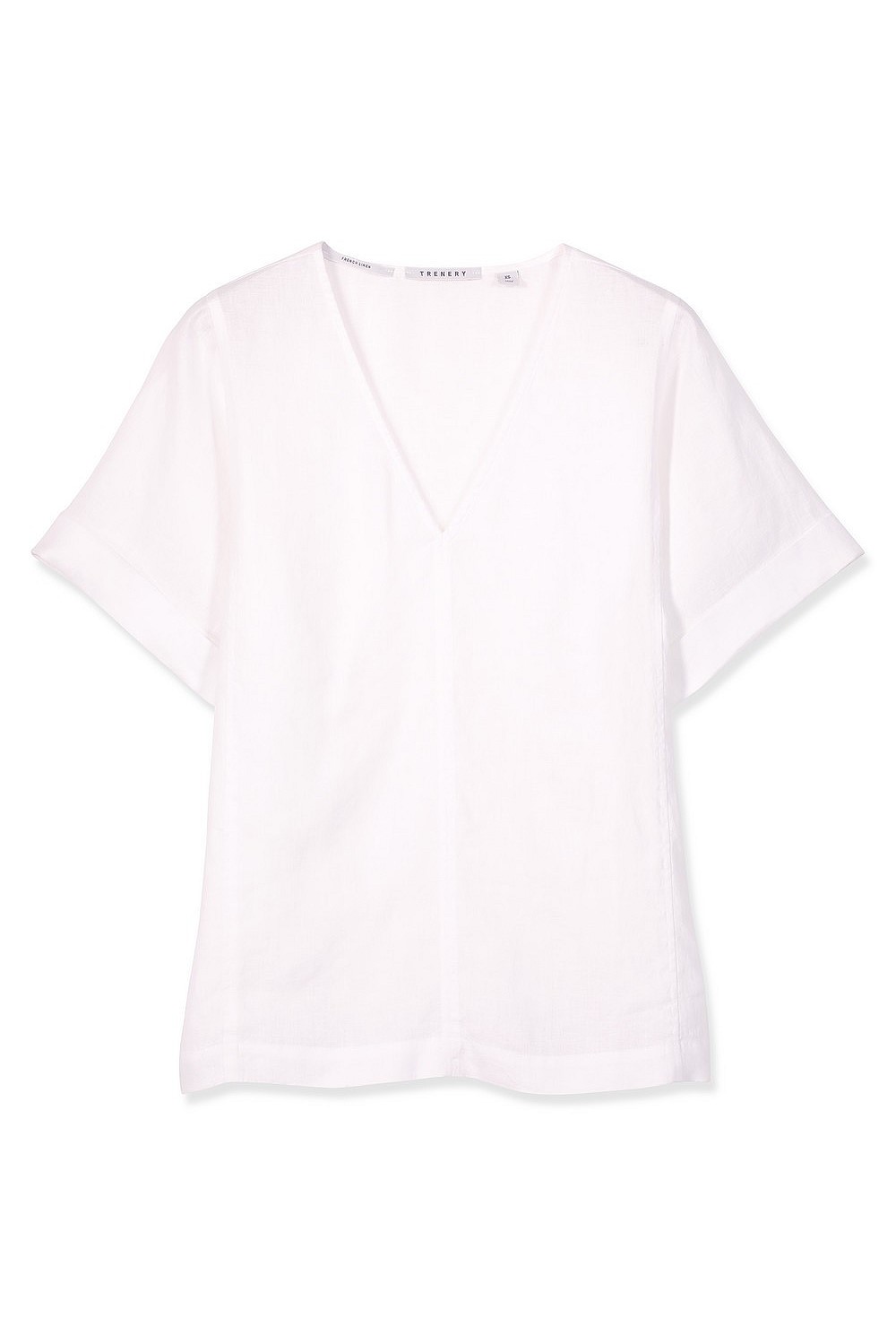Linen Seam Front Top