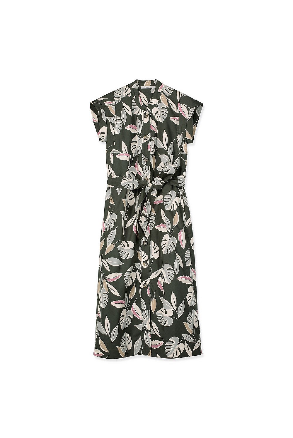 Cotton Poplin Tropical Dress