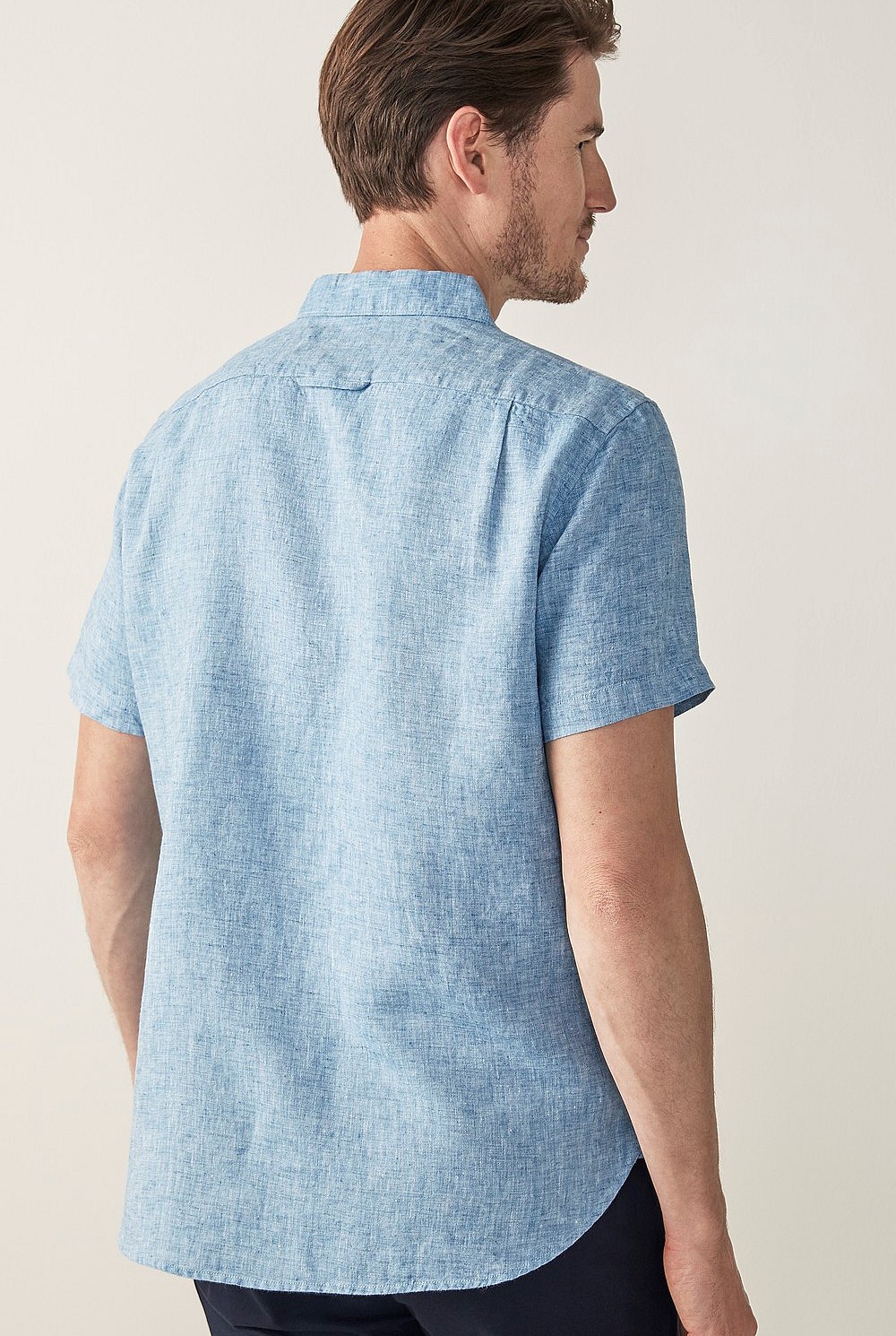 Delave Linen Short Sleeve Shirt
