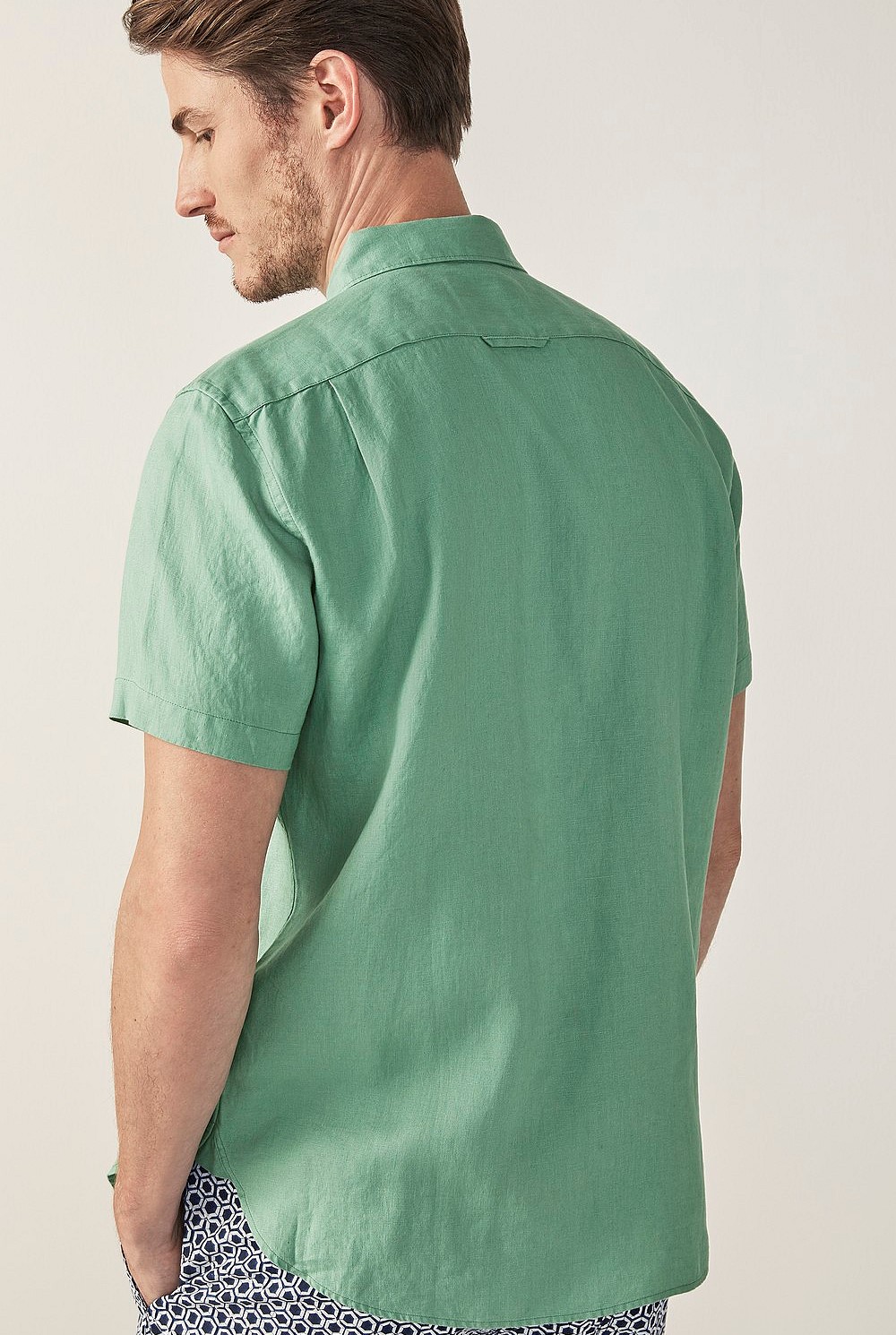 Short Sleeve Linen Shirt