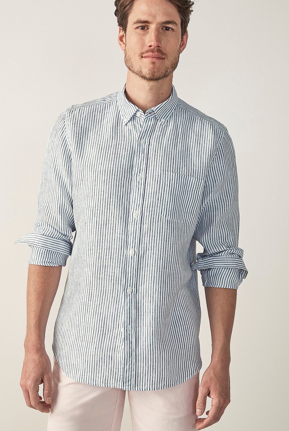Linen Stripe Shirt
