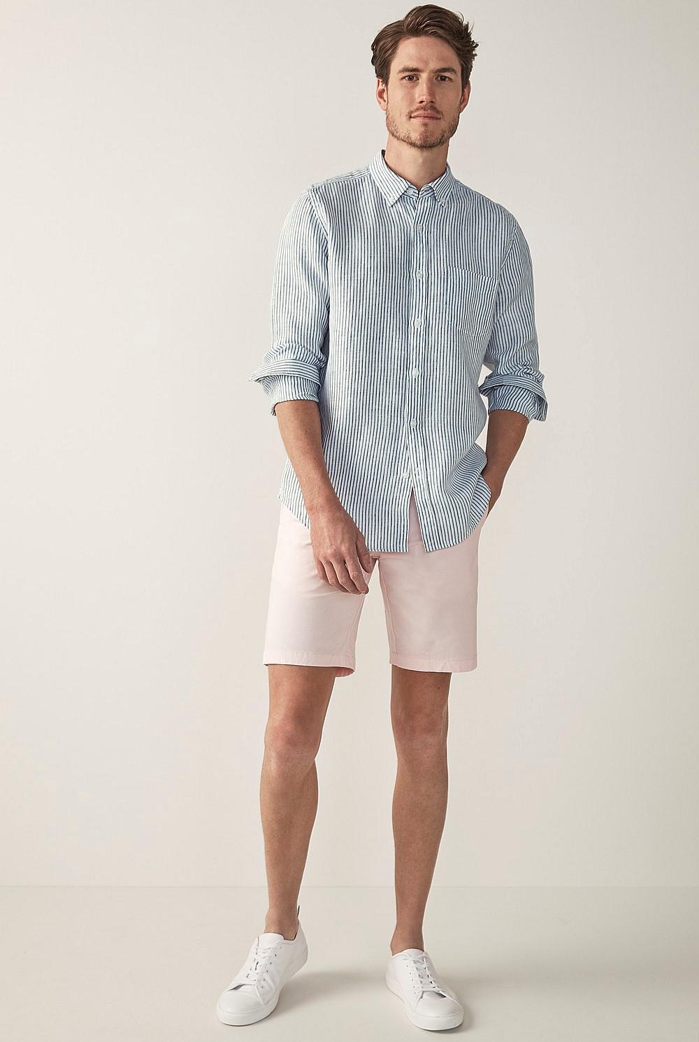 Linen Stripe Shirt