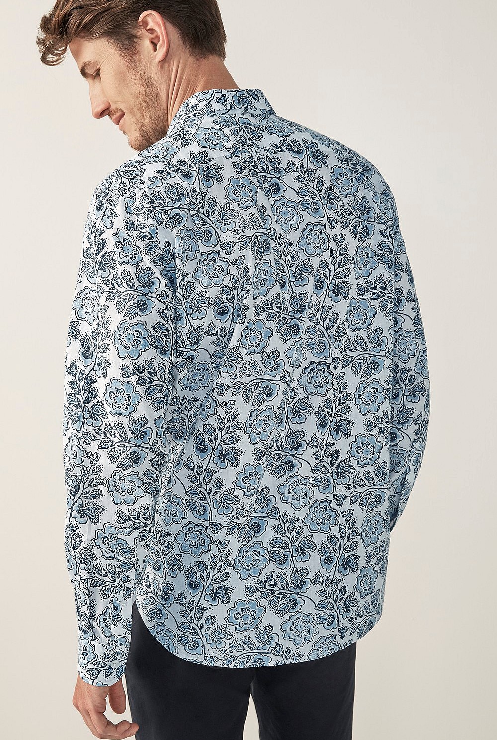 Foliage Block Print Shirt