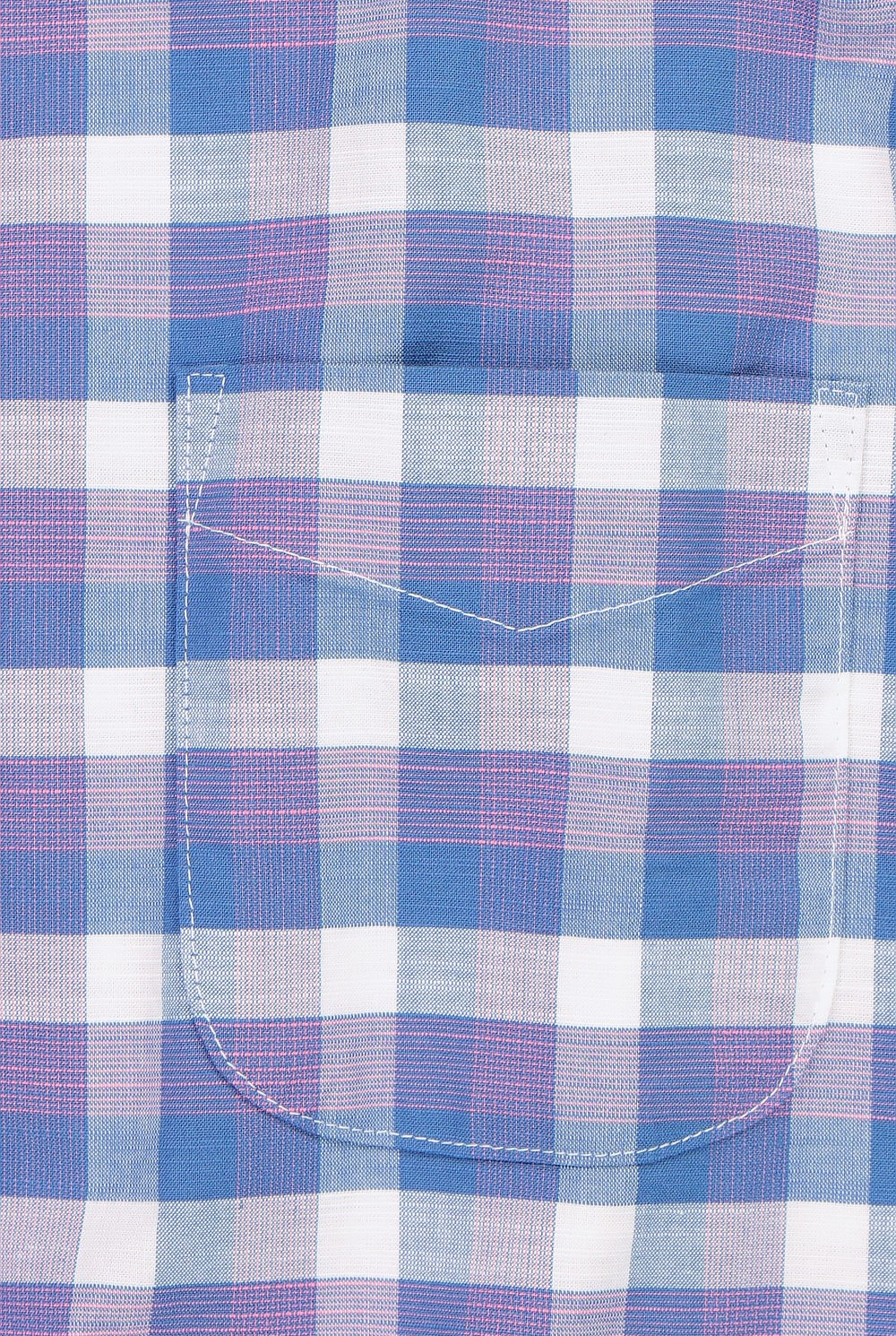 Cotton Slub Gingham Shirt