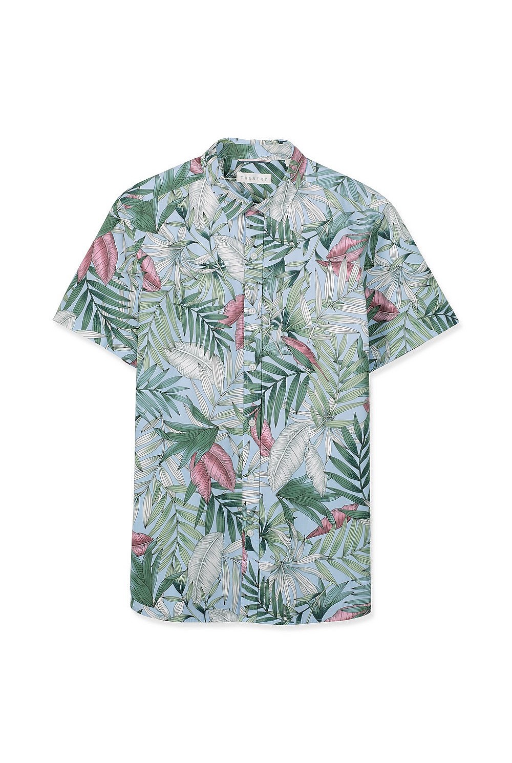 Linear Palm Short Sleeve Shirt