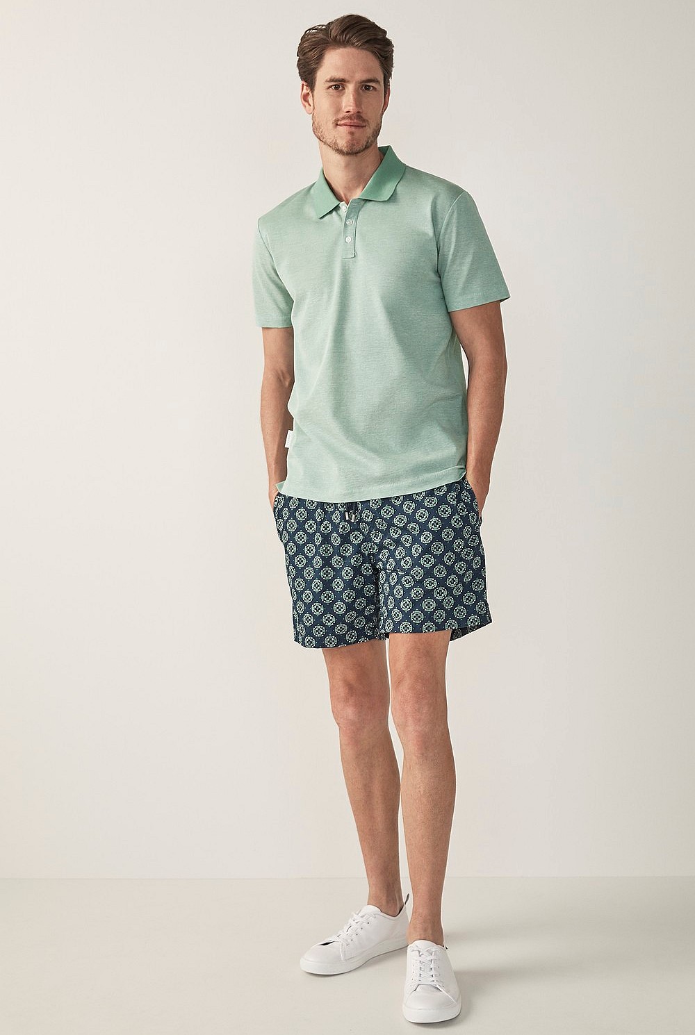 Cotton Linen Polo