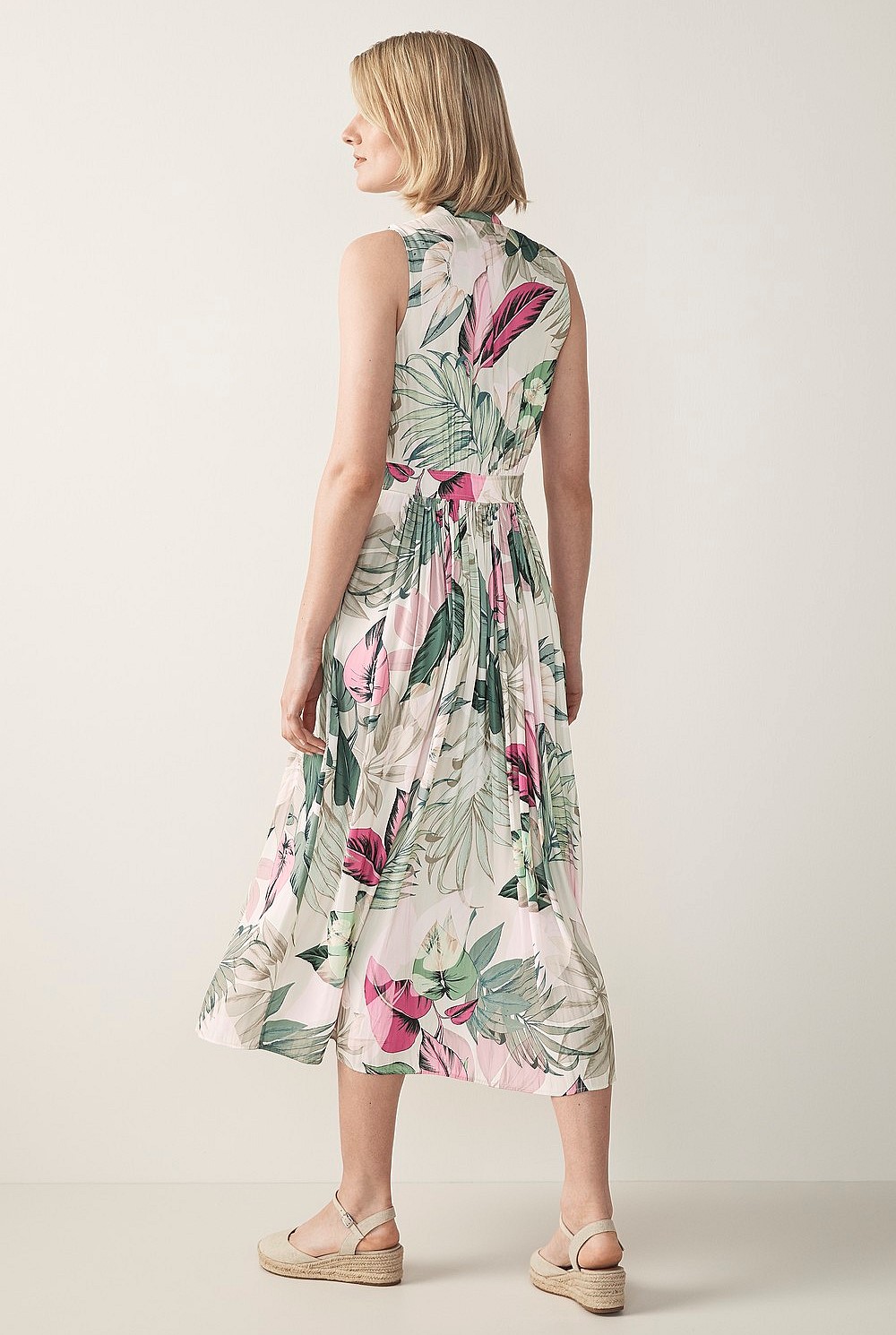 Overlay Foliage Dress