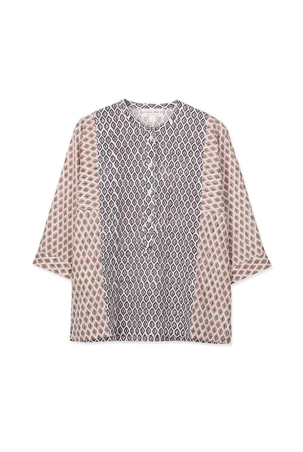Geometric Block Print Top
