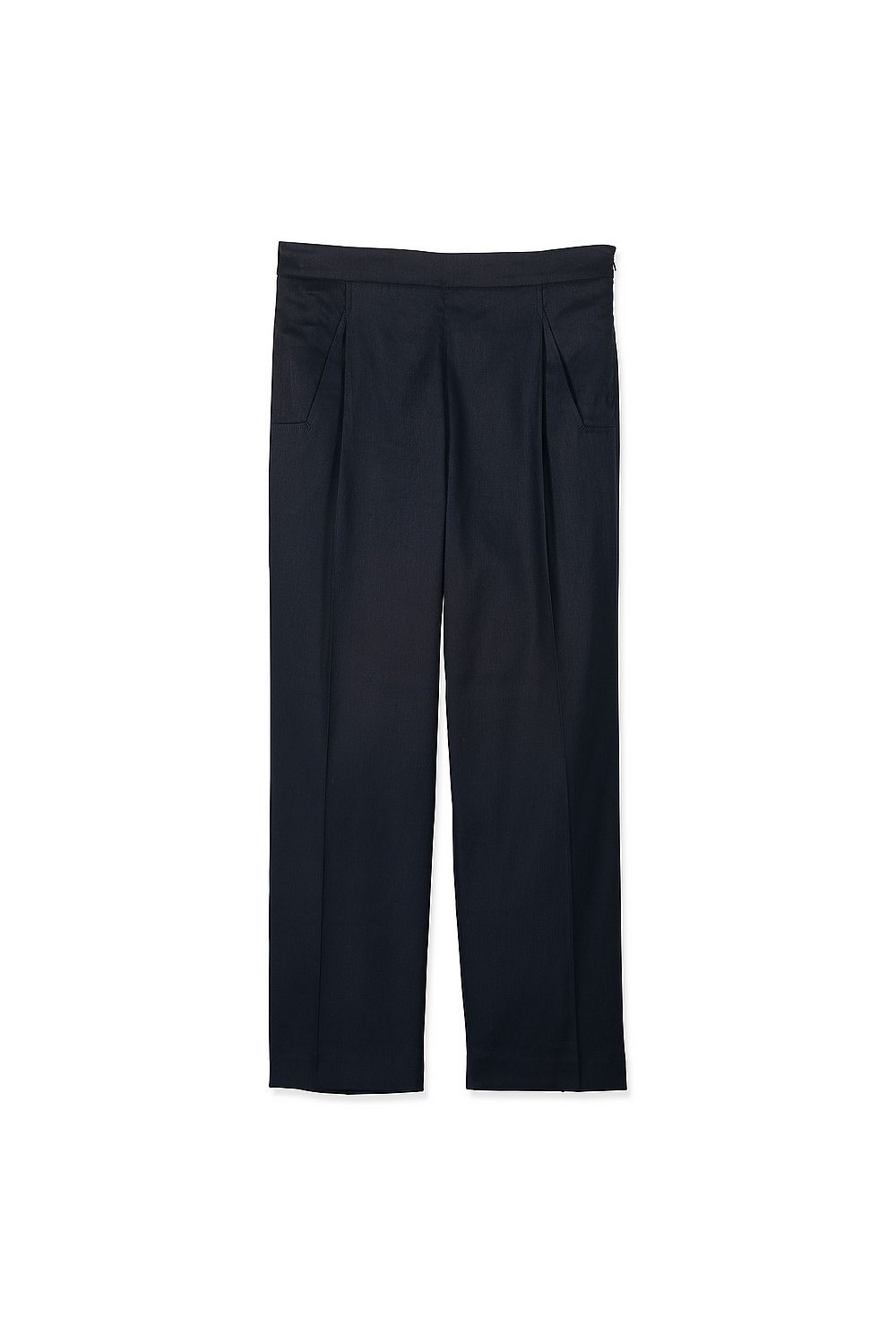 Stretch Linen Pleat Front Pant