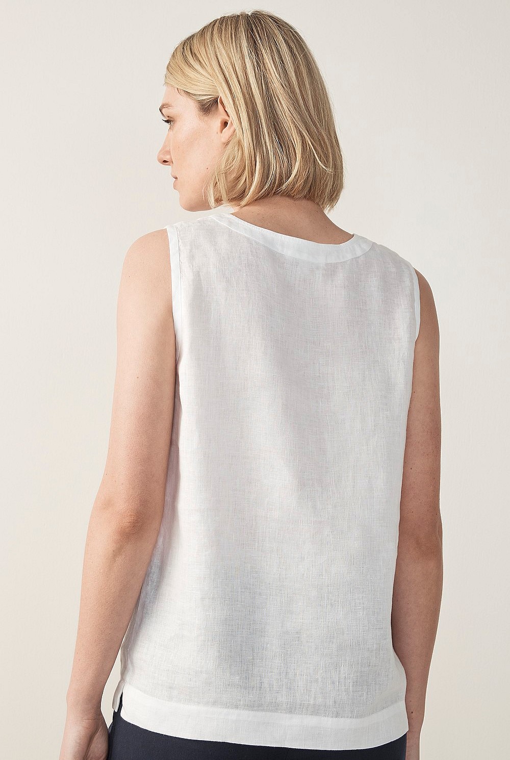 Linen Shell Top