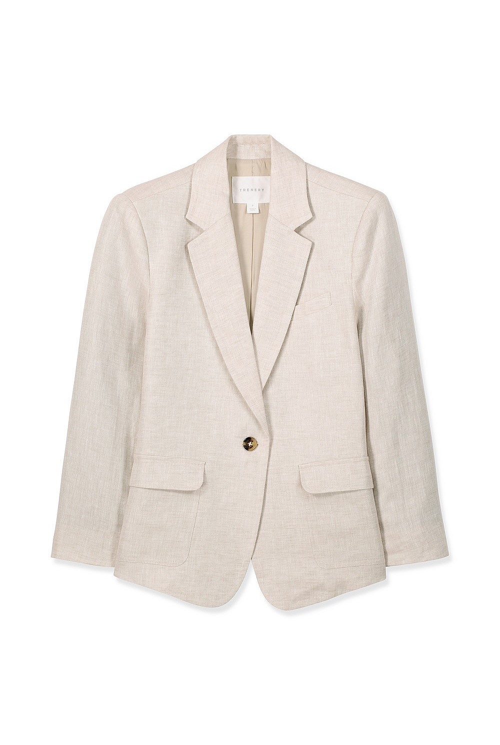 Linen Yarn Dyed Twill Blazer