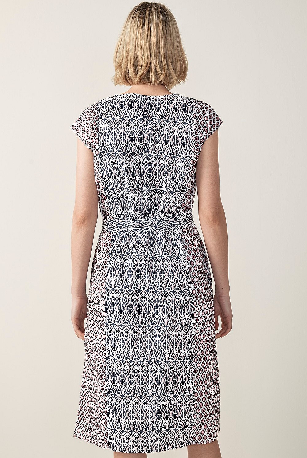 Tribal Block Print Dress