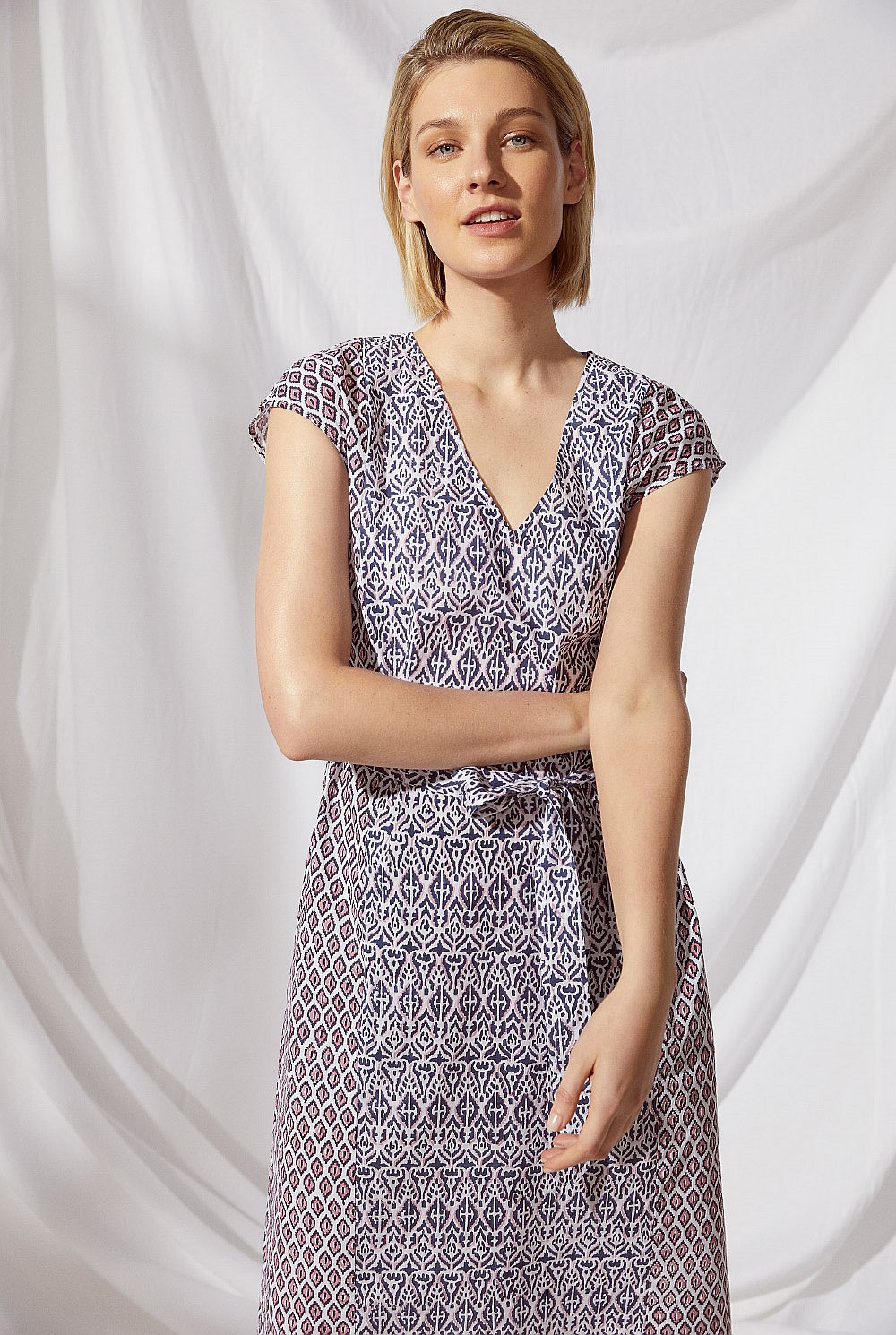 Tribal Block Print Dress