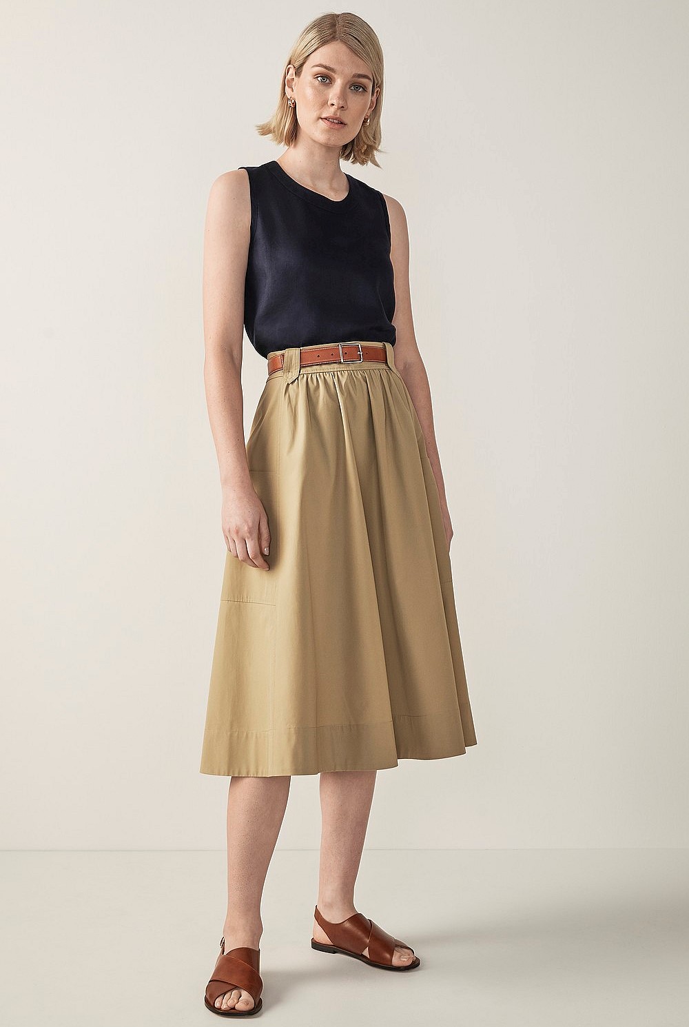 Linen Shell Top
