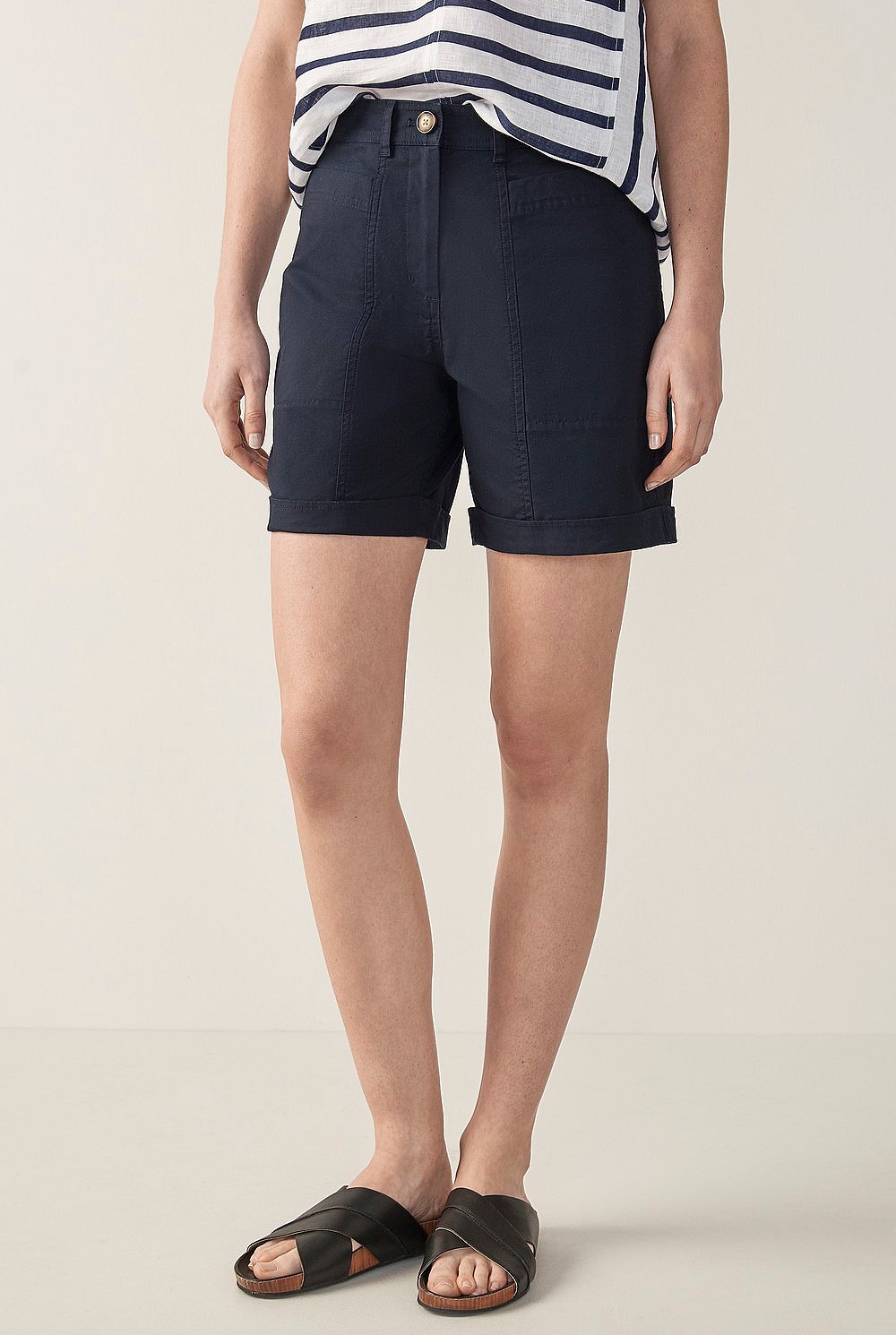 Cotton Canvas Short