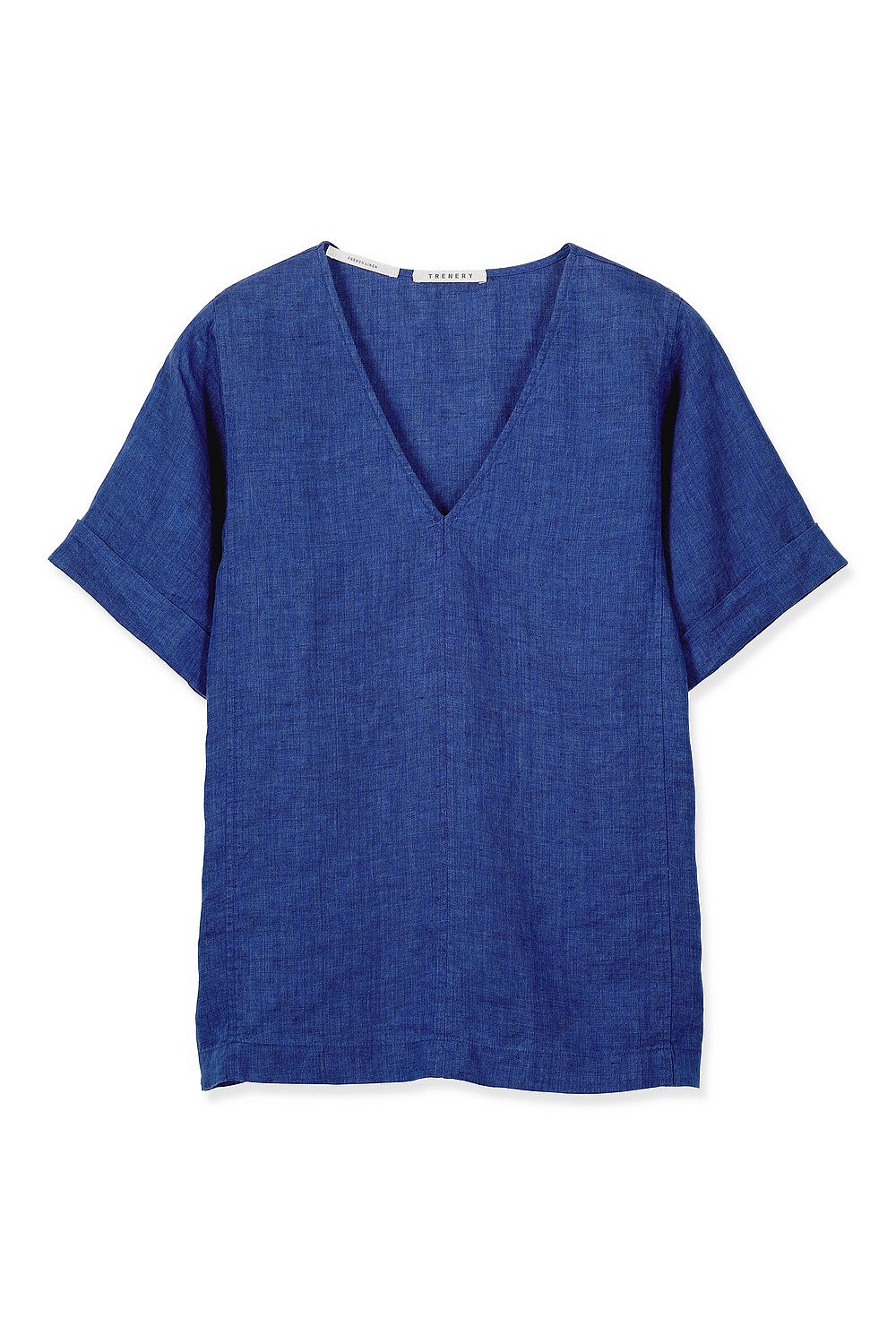 Delave Linen Seam Front Top