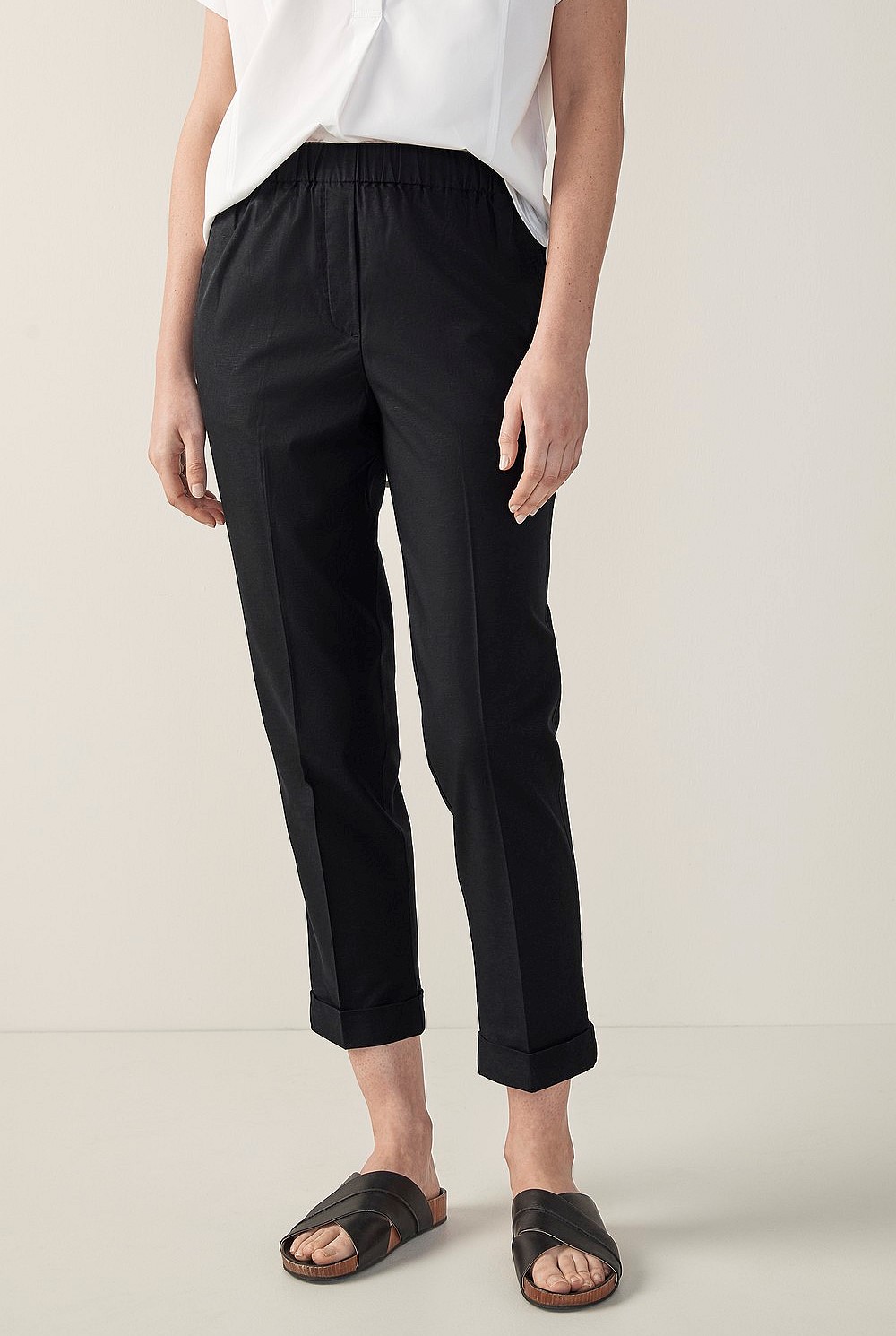 Linen Cotton Slub Pant