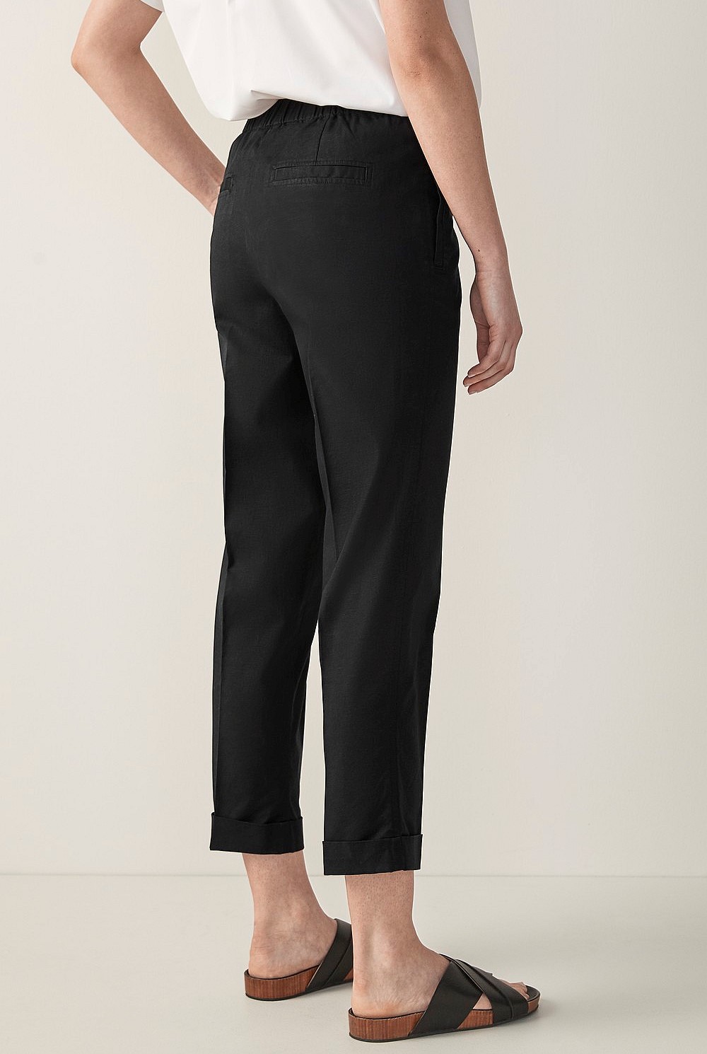 Linen Cotton Slub Pant