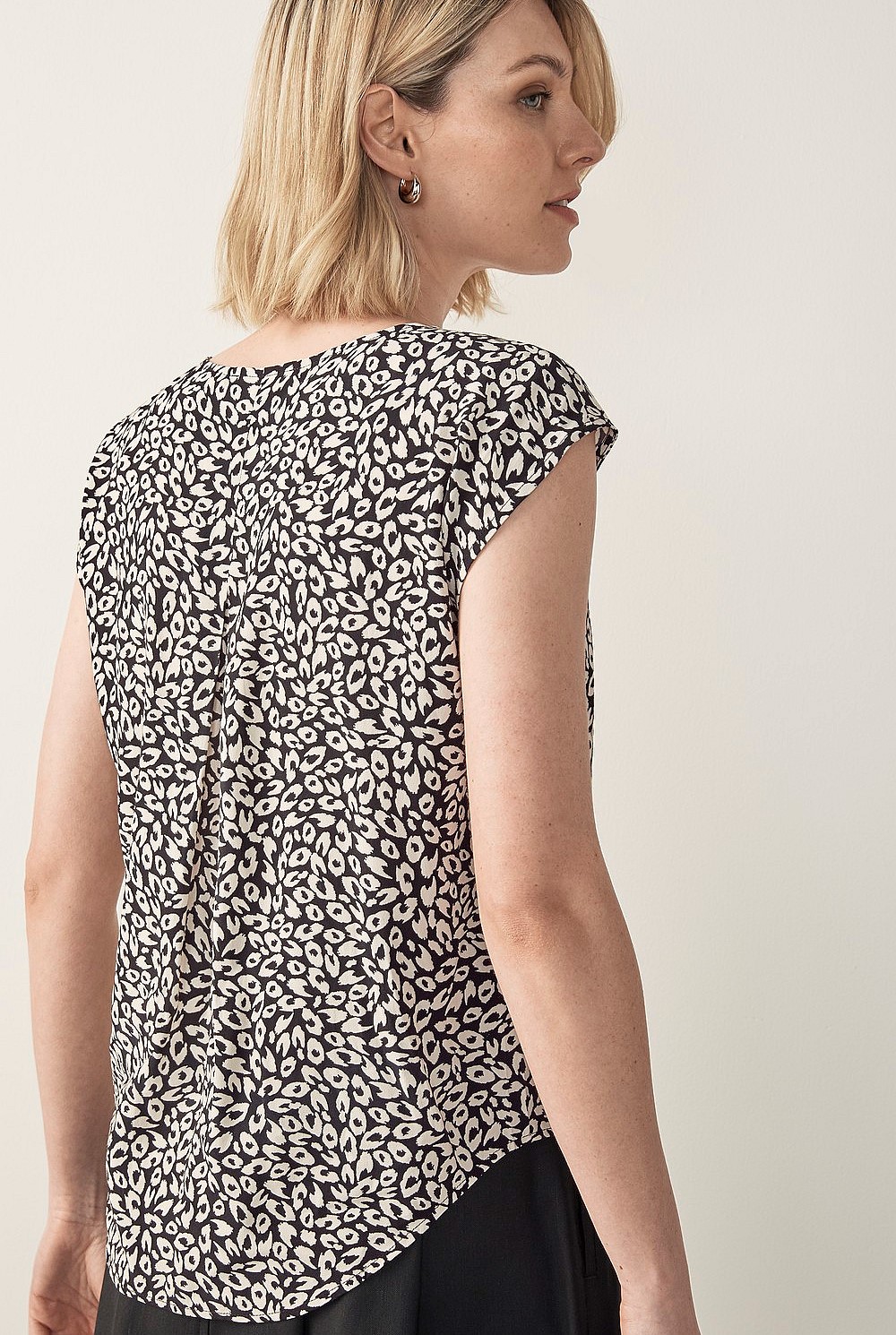 Ocelot Print Top