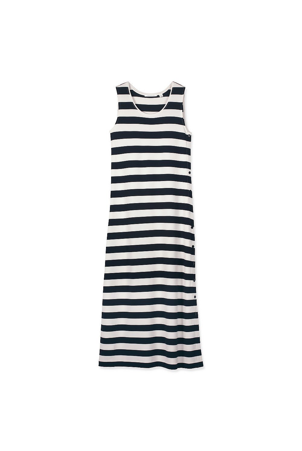 Jersey Stripe Midi Dress