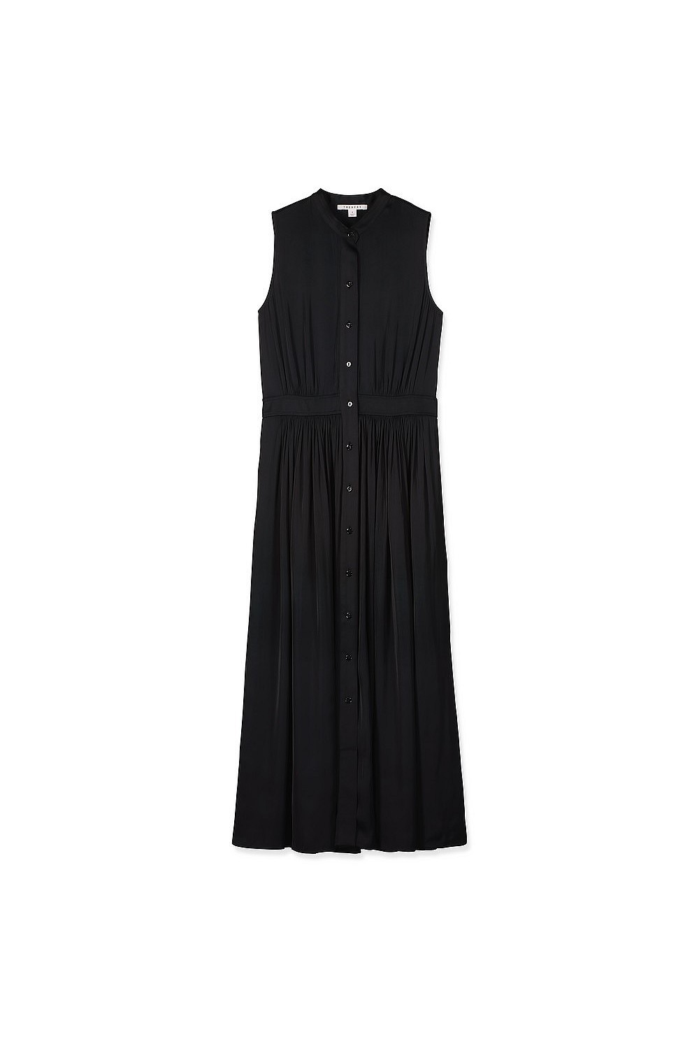 Sleeveless Maxi Shirt Dress