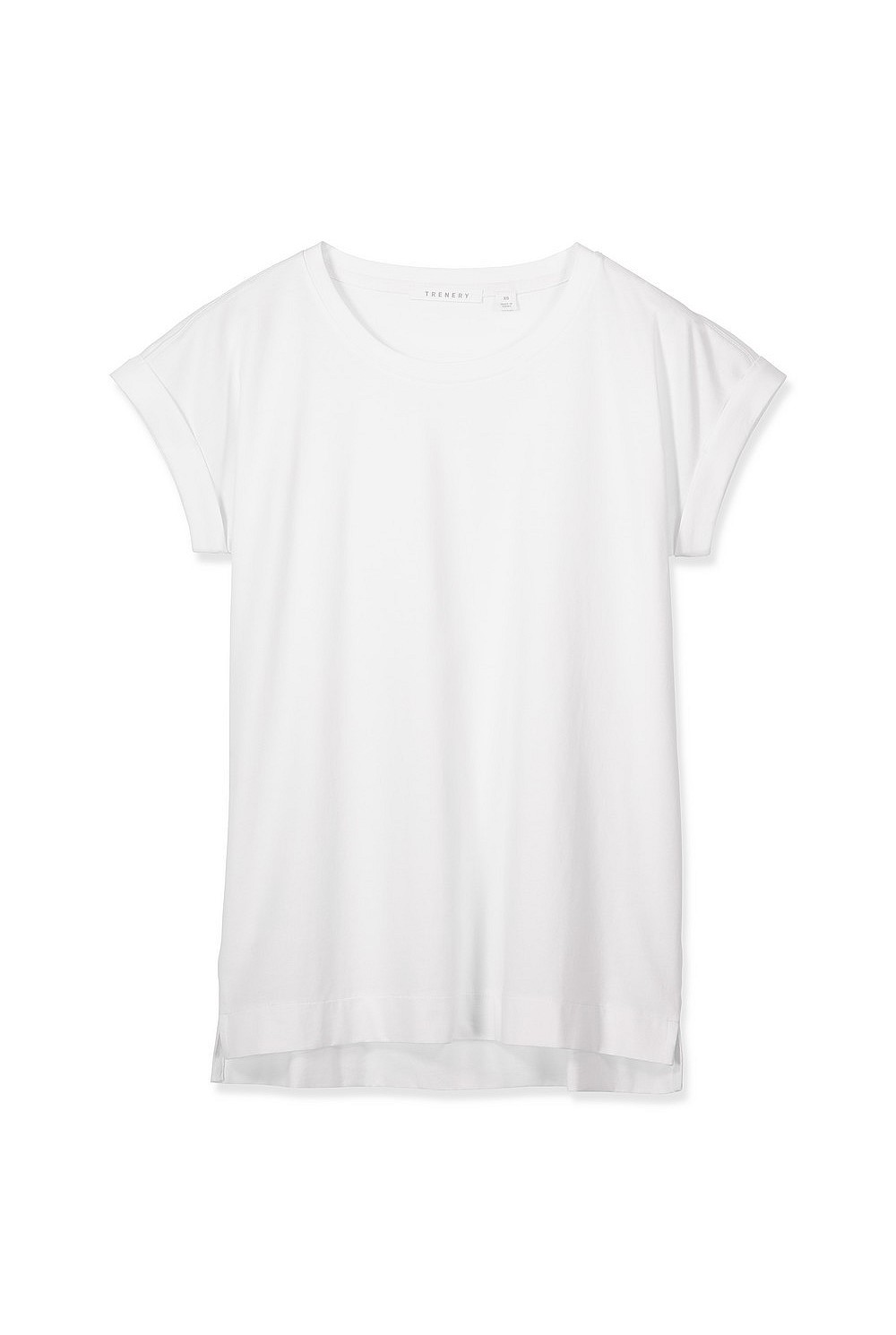 Pima Cotton Cuffed T-Shirt