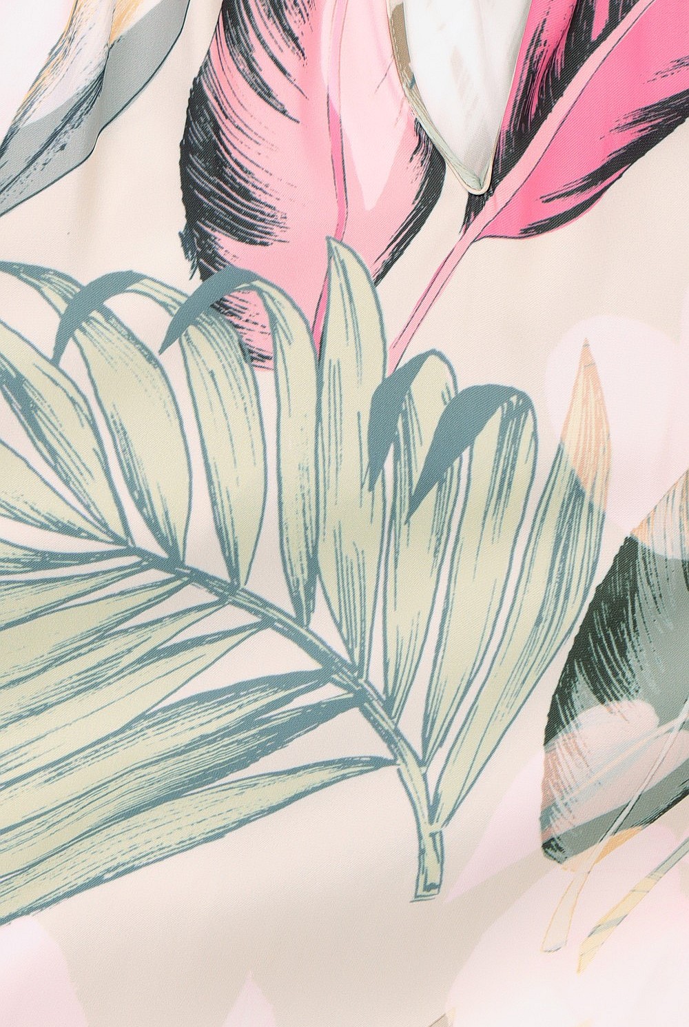 Overlay Foliage Shell Top