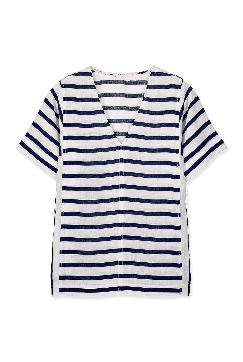 Linen Stripe Top