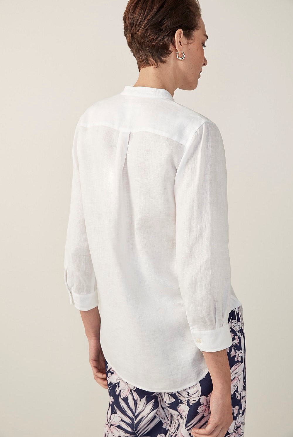 Linen Longline Shirt